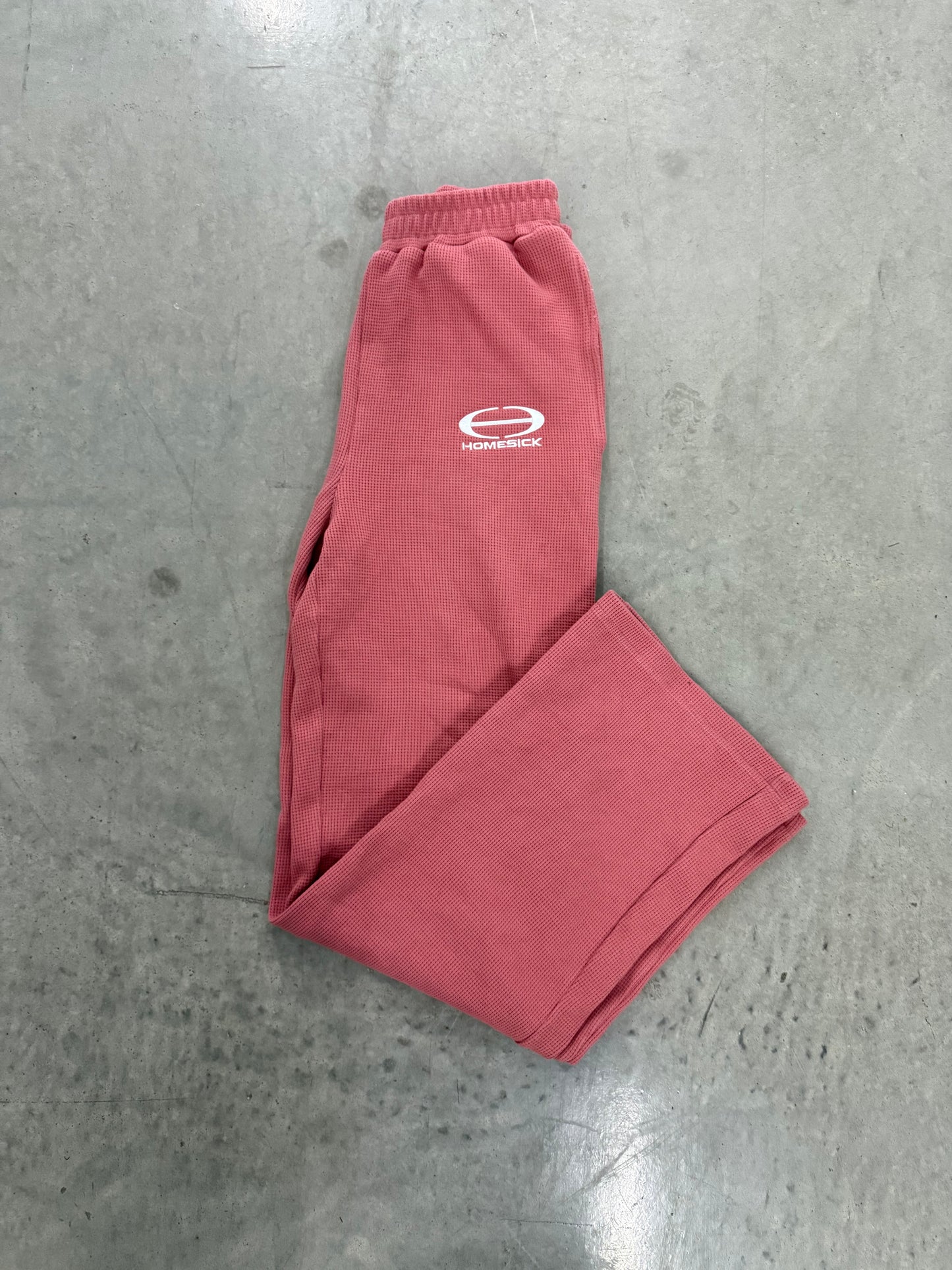 "Salmon" Waffle Pants